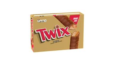 Twix Caramel Chocolate Cookie Bars Share Size