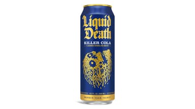 Liquid Death Low Sugar Killer Cola Flavored Sparkling Water