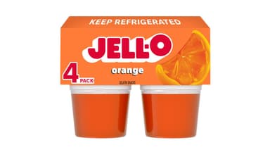 JELL-O Ready-to-Eat Original Orange Artificially Flavored Gelatin Snack Cups