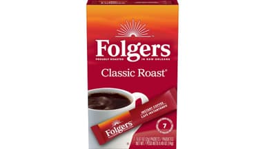 Folgers Classic Roast Instant Coffee Single Packets