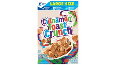Cinnamon Toast Crunch Crispy Breakfast Cereal Box Large Size