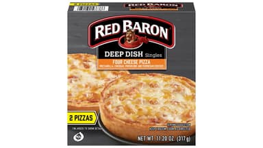 Red Baron Deep Dish Singles Four Cheese Pizza