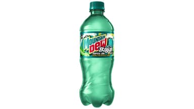 Mountain Dew Baja Blast Tropical Lime Flavor Soda