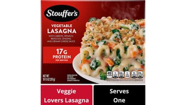 Stouffer's Veggie Lovers Frozen Lasagna