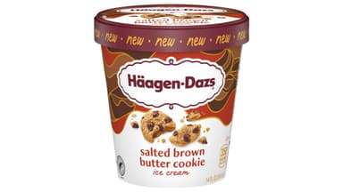 Haagen-Dazs Brownie Batter Cookie Dough Ice Cream