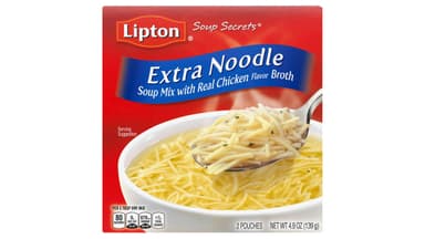 Lipton Soup Secrets Real Chicken Broth Flavor Extra Noodle Soup Mix