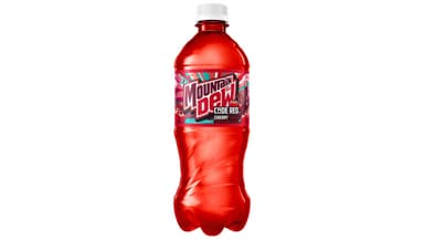 Mountain Dew Code Red with a Rush of Cherry Flavor Soda