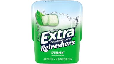 Extra Sugar Free Refreshers Spearmint Chewing Gum