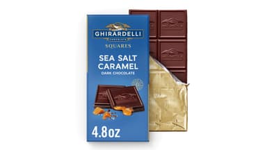 Ghirardelli Sea Salt Caramel Dark Chocolate Squares Bar