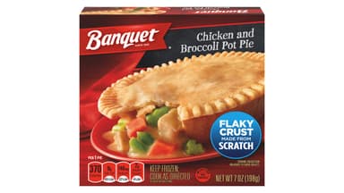 Banquet Chicken and Broccoli Pot Pie Frozen Meal