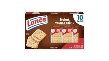 Lance Nekot Vanilla Creme Sandwich Cookies