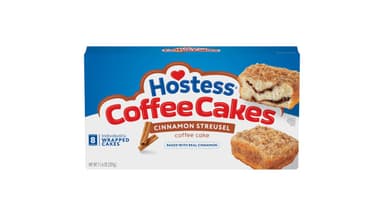 Hostess Cinnamon Streusel Coffee Snack Cakes