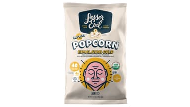 Lesser Evil Organic Gluten Free Himalayan Gold Buttery Flavor Popcorn