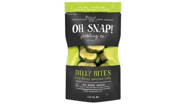 OH SNAP! Dilly Bites Fat Free Vegetables Snacking Cuts Fresh Dill Pickles
