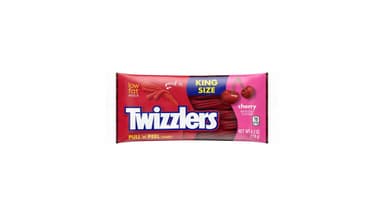 Twizzlers Pull 'N' Peel Low Fat Cherry Chewy Candy King Size
