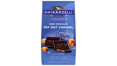 Ghirardelli Sea Salt Caramel Dark Chocolate Squares