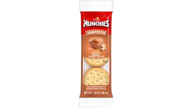 Munchies Golden Toast Real Peanut Butter Sandwich Crackers