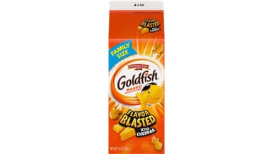Goldfish Flavor Blasted Xtra Cheddar Crackers Family Size
