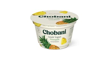 Chobani Pineapple Fruit on Bottom Greek Yogurt