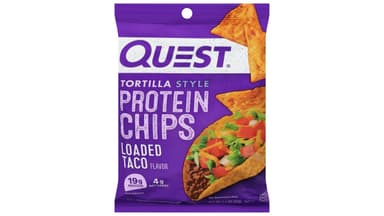 Quest Nutrition Gluten Free Loaded Taco Flavor Tortilla Style Protein Chips