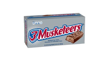 3 Musketeers Milk Chocolate Candy Bars Full Size