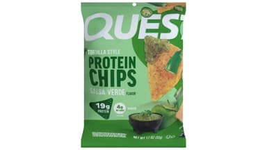 Quest Nutrition Gluten Free Tortilla Style Salsa Verde Flavor Protein Chips