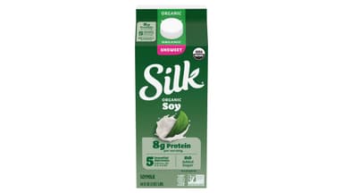 Silk Organic Gluten Free Unsweet Soy Milk with Vitamin D