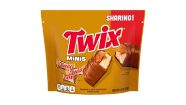 Twix Caramel Milk Chocolate Cookie Minis Candy Bars Bag Sharing Size