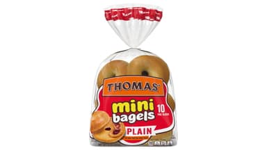 Thomas' Pre-Sliced Plain Mini Bagels