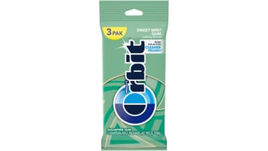 Orbit Sugar Free Sweet Mint Flavored Chewing Gum