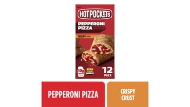 Hot Pockets Frozen Crispy Crust Pepperoni Pizza Sandwiches