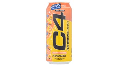 C4 Smart Energy Zero Sugar Performance Jolly Rancher Peach Energy Drink