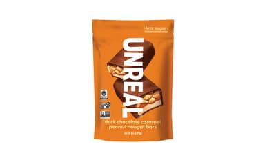 Unreal Brands Dark Chocolate Caramel Peanut Nougat Bars