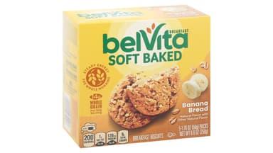 BelVita Soft Baked Banana Bread Breakfast Biscuits
