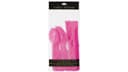 Bright Pink Plastic Assorted Cutlery