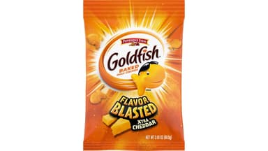 Goldfish Flavor Blasted Baked Xtra Cheddar Crackers Snack