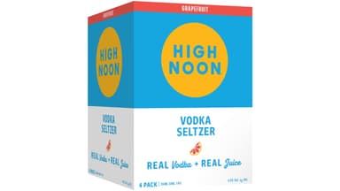 High Noon Gluten Free No Added Sugar Grapefruit Vodka Hard Seltzer
