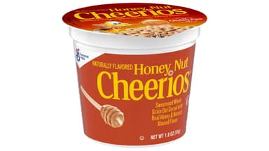 Honey Nut Cheerios Gluten Free Whole Grain Oats Cereal Cup