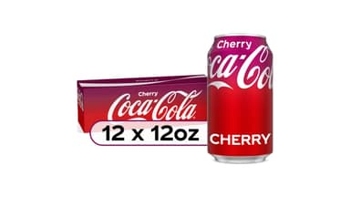 Cherry Coke Soda Cans Fridge