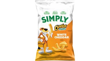 Cheetos Simply Puffs White Cheddar Cheese Flavored Snacks