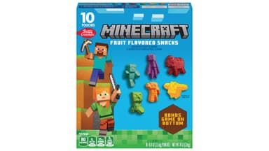 Minecraft Gluten Free Fruit Flavored Snacks