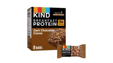 KIND Bar Dark Chocolate Cocoa Breakfast Protein Bars