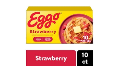 Kellogg's Eggo Strawberry Frozen Breakfast Waffles