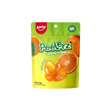 Amos Peelerz Orange Gummy Candy