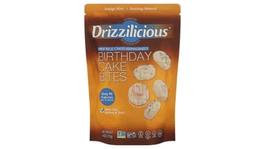 Drizzilicious Gluten-Free Vegan Pareve Allergen-Free Mini Rice Birthday Cake Bites
