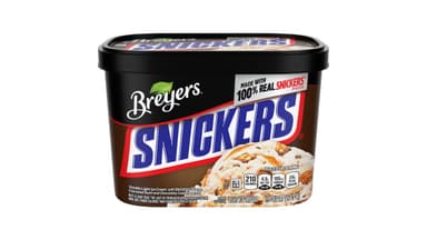Breyers x Snickers Light Ice Cream