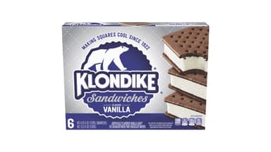 Klondike Classic Vanilla Ice Cream Sandwiches