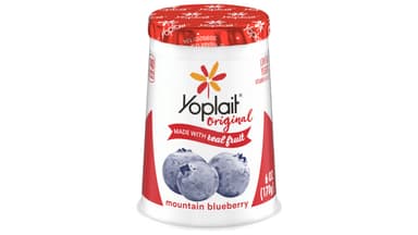 Yoplait Low Fat Original Mountain Blueberry Yogurt Cup