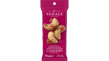 Sahale Snacks Pomegranate Vanilla Flavored Glazed Cashews Mix