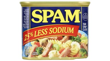 Spam 25% Less Sodium Meat